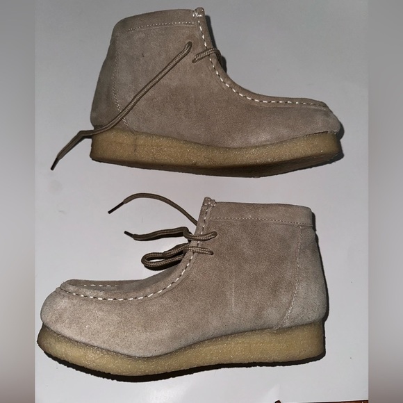 Roper New Tan Suede Gum Sole Desert Chukka Shoes women’s 6.5 - Picture 7 of 8